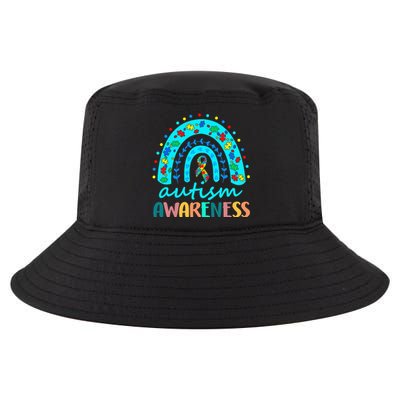 Autism Awareness Rainbow Puzzle Autism Awareness Month Cool Comfort Performance Bucket Hat