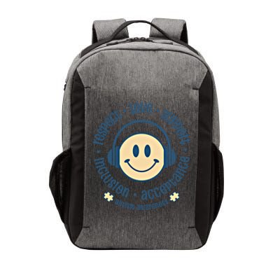 Autism Awareness Respect Love Support Inclusion Gift Vector Backpack