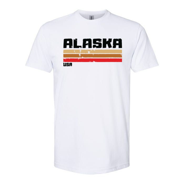 Alaskas Ak Retro Vintage Softstyle CVC T-Shirt