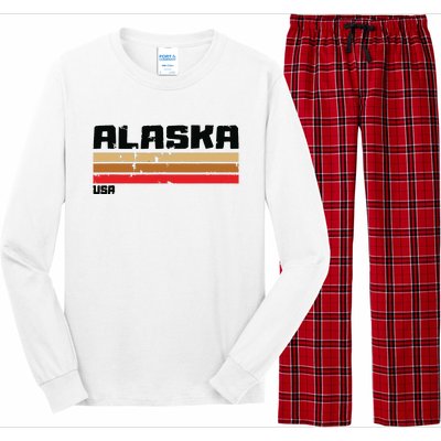 Alaskas Ak Retro Vintage Long Sleeve Pajama Set