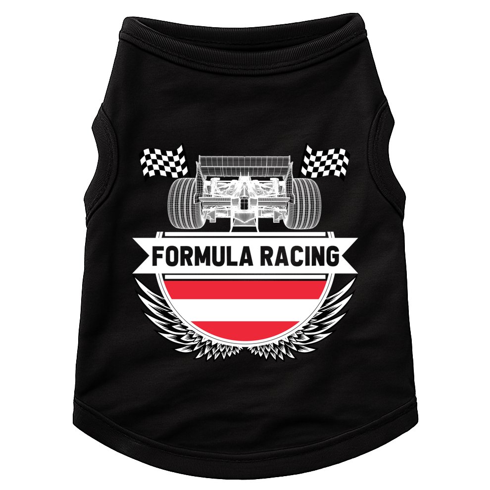 Austrian Auto Race Austria Flag Formula Racing Car Race Fan Cute Gift Doggie Tank