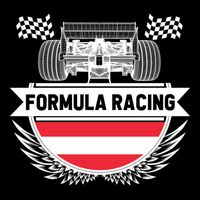 Austrian Auto Race Austria Flag Formula Racing Car Race Fan Cute Gift Drawstring Bag