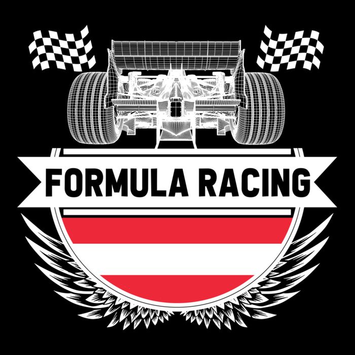 Austrian Auto Race Austria Flag Formula Racing Car Race Fan Cute Gift Drawstring Bag