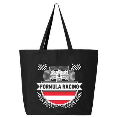 Austrian Auto Race Austria Flag Formula Racing Car Race Fan Cute Gift 25L Jumbo Tote