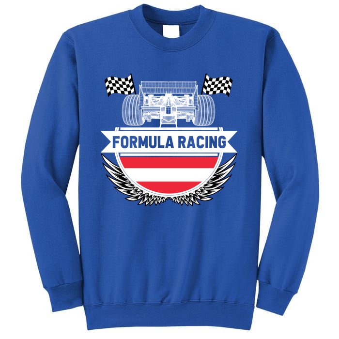 Austrian Auto Race Austria Flag Formula Racing Car Race Fan Cute Gift Sweatshirt