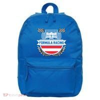 Austrian Auto Race Austria Flag Formula Racing Car Race Fan Cute Gift 16 in Basic Backpack