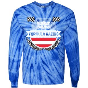 Austrian Auto Race Austria Flag Formula Racing Car Race Fan Cute Gift Tie-Dye Long Sleeve Shirt