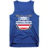 Austrian Auto Race Austria Flag Formula Racing Car Race Fan Cute Gift Tank Top