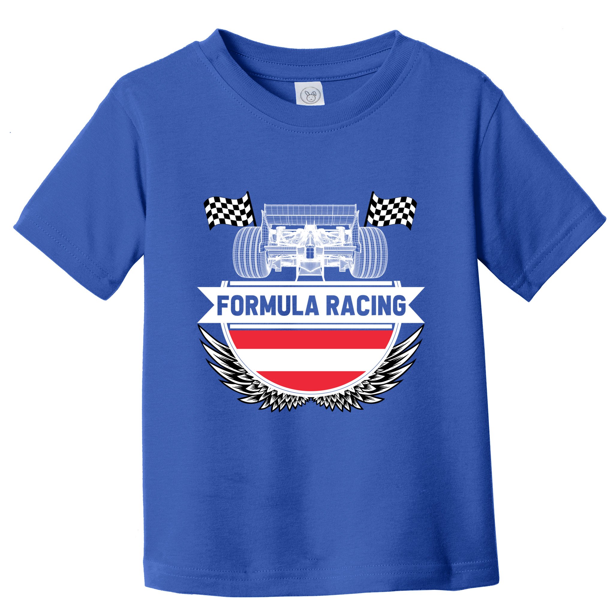 Austrian Auto Race Austria Flag Formula Racing Car Race Fan Cute Gift Toddler T-Shirt