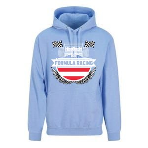 Austrian Auto Race Austria Flag Formula Racing Car Race Fan Cute Gift Unisex Surf Hoodie