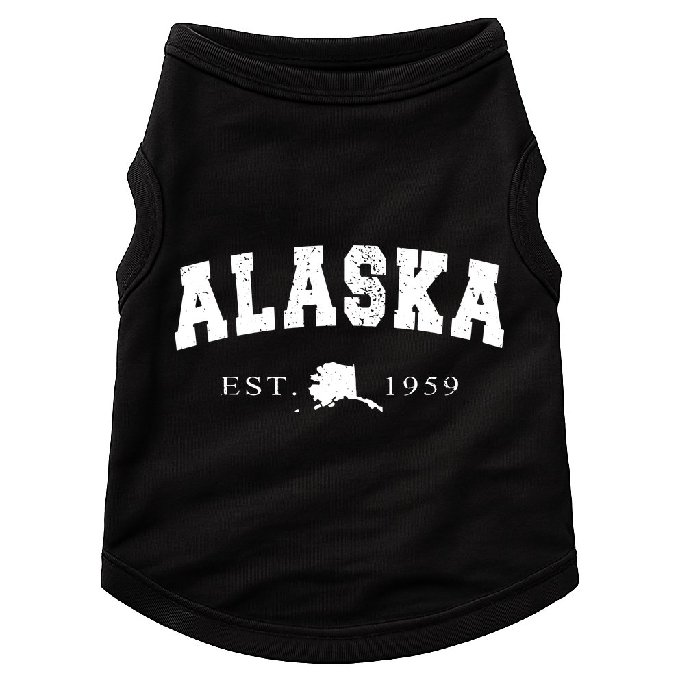 Alaskas Ak Retro Vintage Doggie Tank