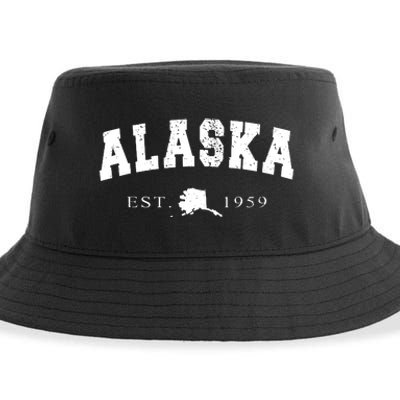 Alaskas Ak Retro Vintage Sustainable Bucket Hat