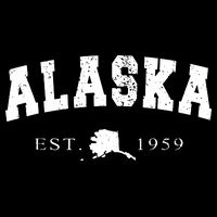 Alaskas Ak Retro Vintage Button