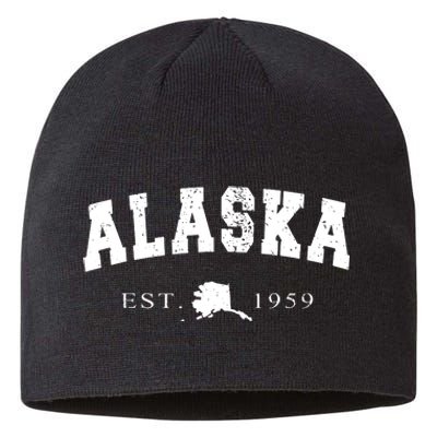 Alaskas Ak Retro Vintage Sustainable Beanie