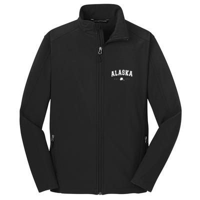 Alaskas Ak Retro Vintage Core Soft Shell Jacket