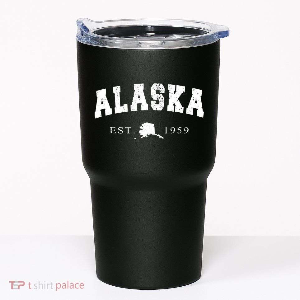 Alaskas Ak Retro Vintage Tumbler