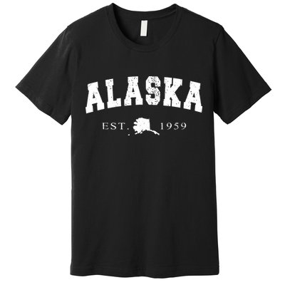 Alaskas Ak Retro Vintage Premium T-Shirt