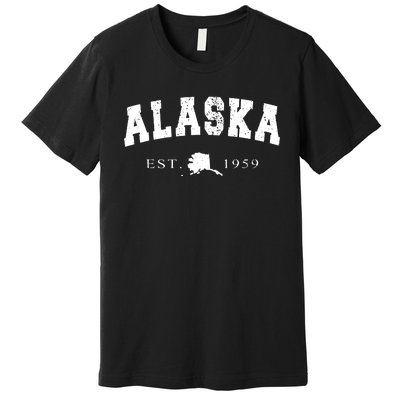 Alaskas Ak Retro Vintage Premium T-Shirt