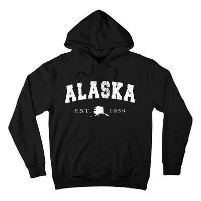 Alaskas Ak Retro Vintage Tall Hoodie