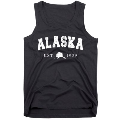 Alaskas Ak Retro Vintage Tank Top