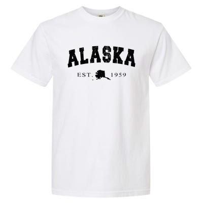 Alaskas Ak Retro Vintage Garment-Dyed Heavyweight T-Shirt