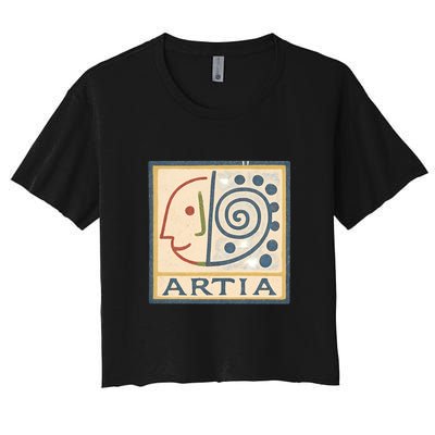 ARTIA Women's Crop Top Tee