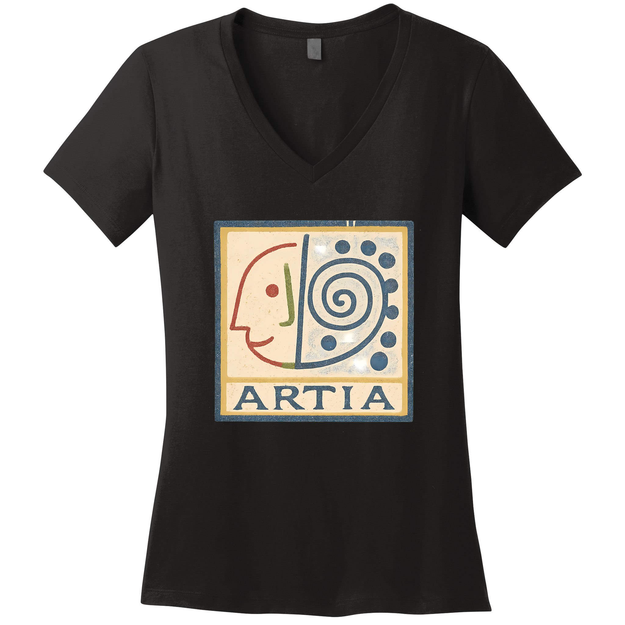 ARTIA Women's V-Neck T-Shirt
