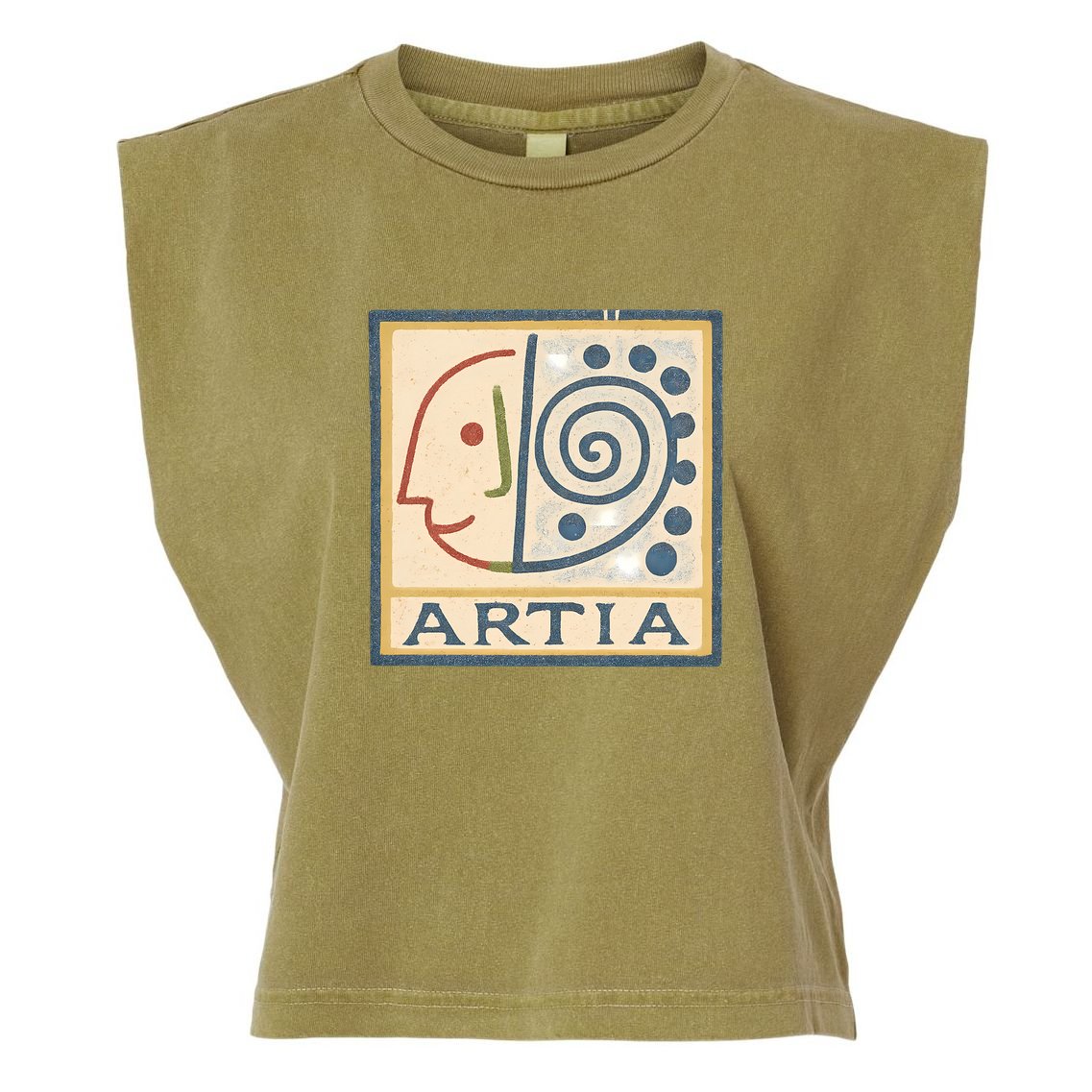 ARTIA Garment-Dyed Women's Muscle Tee