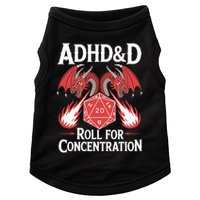 Adhd&d Adhd Roll For Concentration Doggie Tank
