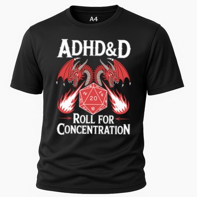 Adhd&d Adhd Roll For Concentration Performance Shirt