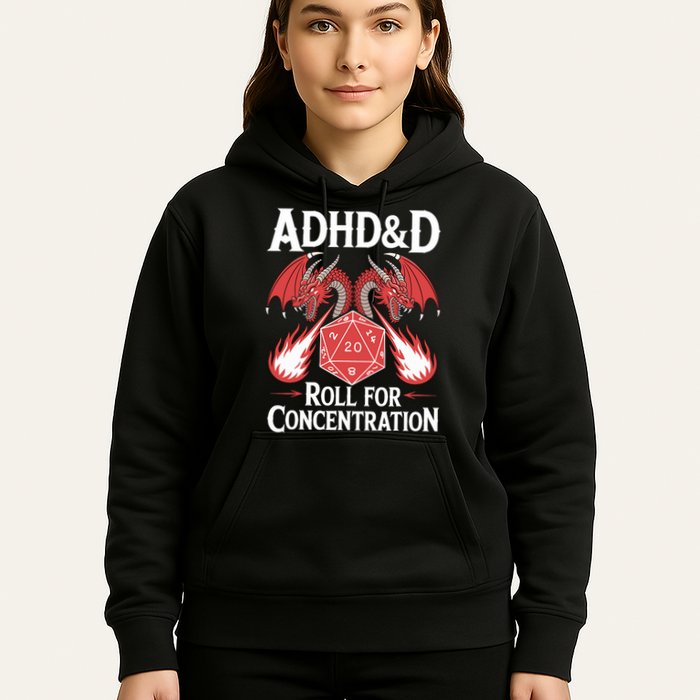 Adhd&d Adhd Roll For Concentration Hoodie