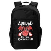 Adhd&d Adhd Roll For Concentration Backpack