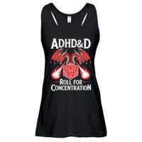 Adhd&d Adhd Roll For Concentration Ladies Essential Flowy Tank