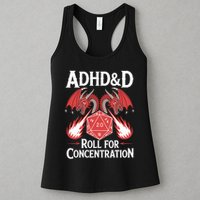 Adhd&d Adhd Roll For Concentration Womens Tank Top