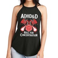 Adhd&d Adhd Roll For Concentration Women's Perfect Tri Rocker Tank