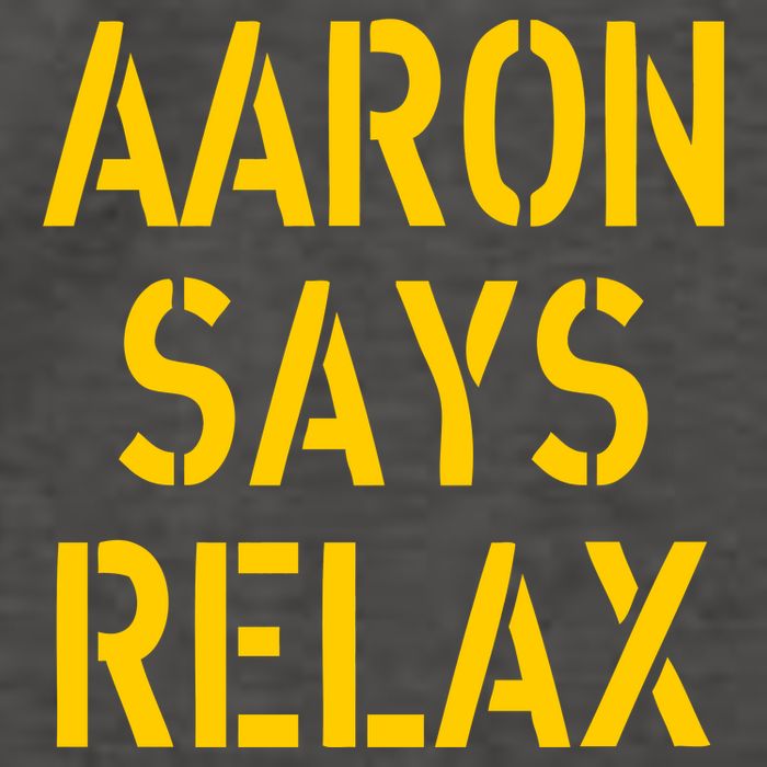 Aaron Says Relax Green Bay Football Quote Vector Backpack