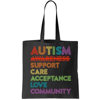 Autism Awareness Support Care Acceptance Ally Bag