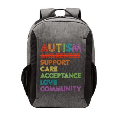 Autism Awareness Support Care Acceptance Ally Vector Backpack