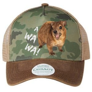 Awawa! Angry Screaming Hyrax Meme Legacy Tie Dye Trucker Hat