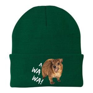 Awawa! Angry Screaming Hyrax Meme Knit Cap Winter Beanie