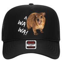 Awawa! Angry Screaming Hyrax Meme High Crown Mesh Back Trucker Hat