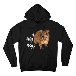 Awawa! Angry Screaming Hyrax Meme Hoodie