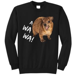 Awawa! Angry Screaming Hyrax Meme Sweatshirt