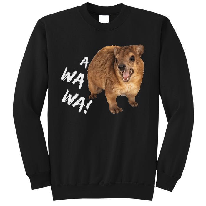 Awawa! Angry Screaming Hyrax Meme Sweatshirt