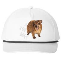 Awawa! Angry Screaming Hyrax Meme Snapback Five-Panel Rope Hat