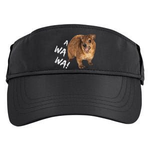 Awawa! Angry Screaming Hyrax Meme Adult Drive Performance Visor