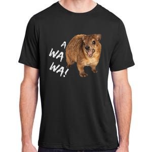 Awawa! Angry Screaming Hyrax Meme Adult ChromaSoft Performance T-Shirt