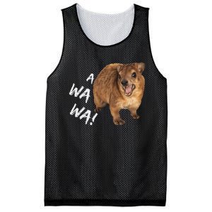 Awawa! Angry Screaming Hyrax Meme Mesh Reversible Basketball Jersey Tank