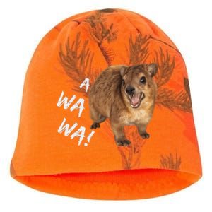 Awawa! Angry Screaming Hyrax Meme Kati - Camo Knit Beanie