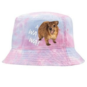 Awawa! Angry Screaming Hyrax Meme Tie-Dyed Bucket Hat